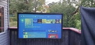 شاشة LED للخدمة الأمامية في المتجر الخارجي P4 لوحة إعلانات رقمية مثبتة على الحائط
