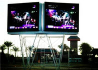 لوحات الإعلانات الخارجية LED Billboard Building Street Big P8 P10 LED مع عمود