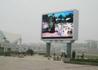 P10 بالألوان الكاملة 320 * 160 مم عالية السطوع LED فيديو الجدار لوحات الإعلانات التجارية