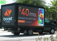 P5 RGB فيديو الجوال شاحنة شاشة LED، شاشة LED للإعلانات شاحنة الجيل الثالث 3G WIFI