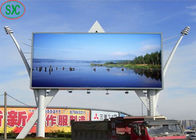 10mm Pixel Pitch Outdoor LED Billboards بالألوان الكاملة ، شاشة LED للإعلانات التجارية SMD3528