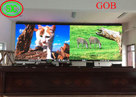 شاشة LED ثابتة لجدار الفيديو أدى التلفزيون خلفية GOB COB مع شهادات CE ROHS FCC CB