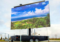 شاشة LED للجوال P8 إعلان كبير في الهواء الطلق أدى فيديو حائط بناء لوحة إعلانات سينما مفتوحة لوحات رقمية