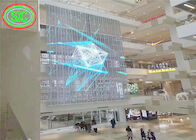 1500cd / متر مربع P3.91 ملصق LED شفاف SMD1921 لمتجر البيع بالتجزئة