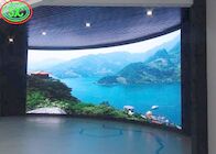تقنية جديدة داخلية Full Color HD Curve P3.91 LED شاشة حائط فيديو LED شاشة LED مرنة للتأجير