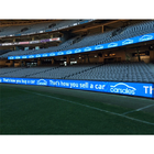 شاشات عرض الإعلانات LED لملعب كرة القدم ، لوحة حائط فيديو LED كبيرة