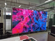 شاشة عرض LED داخلية P3.91 ديكاستينج خزانة ألومنيوم 500 * 500 مم لوحة إعلانات جدارية