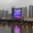 شاشة لوحة LED شفافة خارجية P3.91 P7.82 شاشة عرض LED زجاجية للإعلانات ، 1 متر × 1 متر ، 7500brightnVideo