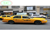 شاشة LED خارجية عالية الجودة P 6 Taxi للإعلانات المتحركة