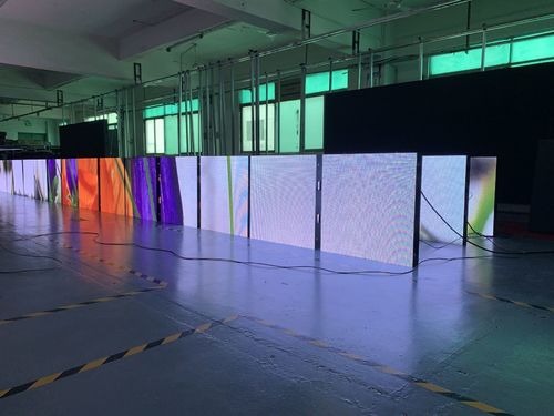 أخبار الشركة الأخيرة عن شاشة عرض SCXK LED داخلية P4 شاشة مخصصة 768 * 768 مم