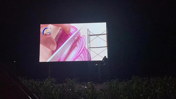 شاشة عرض فيديو LED ثابتة P8 960X960MM / لوحة لافتة LED للإعلانات الكبيرة في الهواء الطلق شاشة LED ملونة كاملة