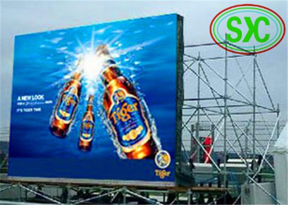 سعر جيد SCXK-OS-P8-256X128 شاشة عرض LED خارجية كبيرة للإعلانات اللوحات الإعلانية الرقمية CE / RoHS / FCC / ISO الانترنت