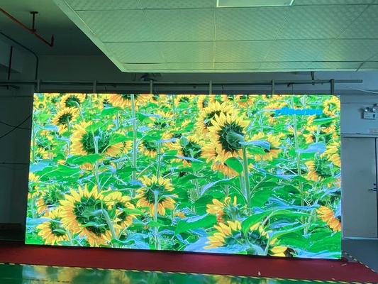 شاشة LED خارجية من الألومنيوم المصبوب بالصبغ المرحلة IP65 شريحة رقاقة ملونة كاملة 1/4 وضعية الفحص 7500cd / مربع