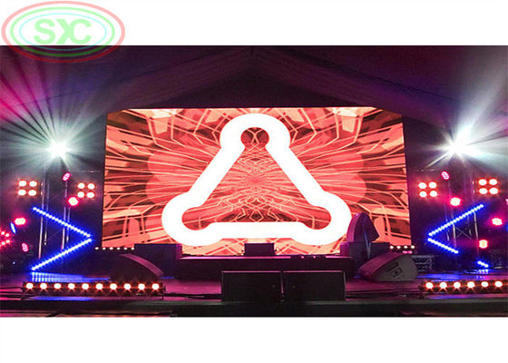 شاشة LED ضخمة من الألومنيوم المصبوب 500 * 1000 سم عرض LED داخلي لوحة إعلان LED