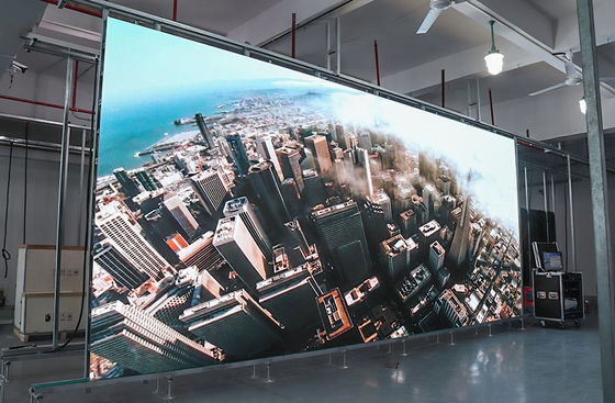 P3 حائط فيديو LED داخلي 1000cd / sqm شاشة ملونة كاملة