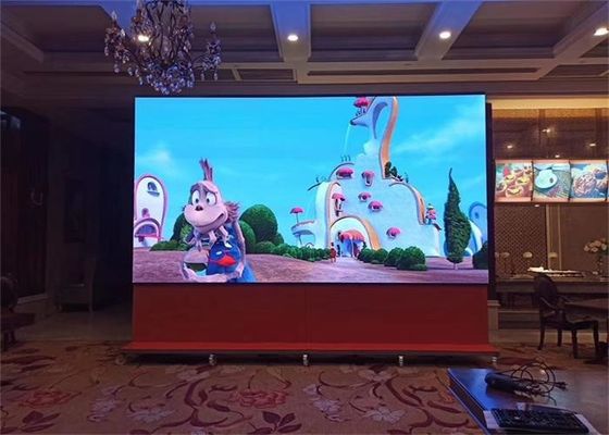 سعر جيد شاشة LED ملونة كاملة داخلية مغناطيسية أمامية مفتوحة 4 مم تمتد فترة العرض إلى 100000 ساعة الانترنت