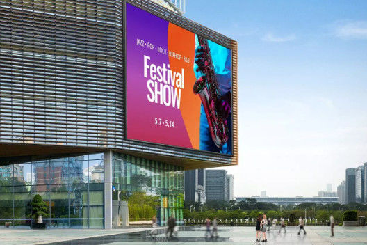 P10 في الهواء الطلق لوحة LED في الهواء الطلق 10mm Pitch 5000cd / M2 Brightness