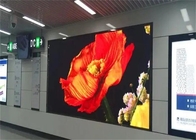 لوحة ألمنيوم سخرية أو مصبوبة بالقالب P3 سطوع جدار تلفزيون LED داخلي 1200cd / m2