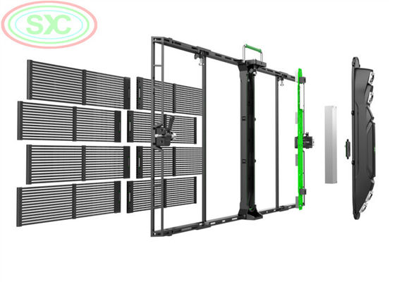 طريقة القيادة شاشة LED شفافة مع متوسط ​​عدم تعطل يبلغ 1000 ساعة