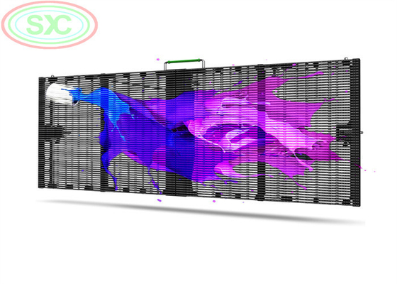 شاشة شفافة HD HQ 1R1G1B 4.81mm شاشة LED دعامة الإشارات الرقمية