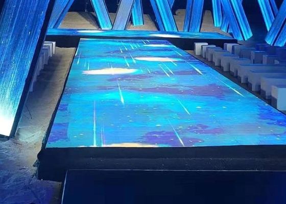 الصين SMD3535 الصوت النشط دي جي مدعوم ديسكو أرضية الرقص الدافئة الألوان البيضاء