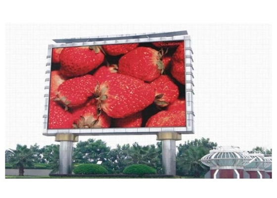 شاشات LED للإعلانات خفيفة الوزن P20 شاشة LED ملونة كاملة خارجية DIP التثبيت الثابت