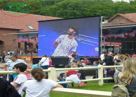 شاشة LED للمسرح قابلة للتخصيص للإيجار مع مستوى رمادي 14-16 بت وجهد تشغيل 110-220 فولت تيار متردد