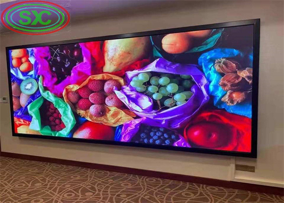 انخفاض استهلاك LED في الحائط الداخلي P3، P391، P4.81 شاشة LED للاجتماعات الأكاديمية