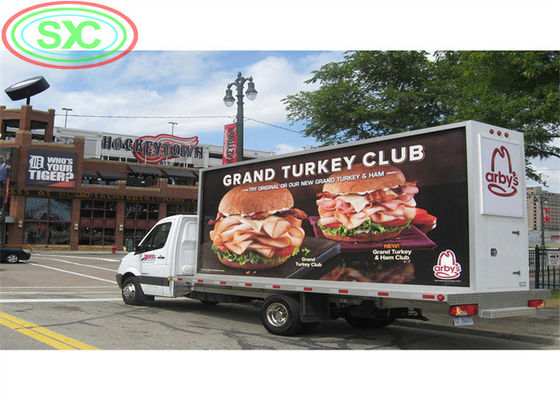 تحديث تردد شاحنة محمولة شاشة LED معدل إطار 60 هرتز لرسومات شاشة على الذهاب