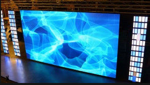 شاشة داخلية P6 LED 2400Hz IP43 الصب الميت الألومنيوم 576 * 576 خزانة كامل اللون داخل شاشة LED