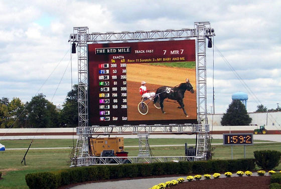 شاشة LED للاستئجار في الهواء الطلق شاشة LED كبيرة IP65 حجم الخزانة 960mm x 960mm P1.25 COB