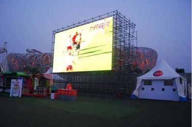 لوحات الإعلانات الخارجية LED P6 6500 سطوع عالي IP65 Nationstar 1920Hz عرض LED