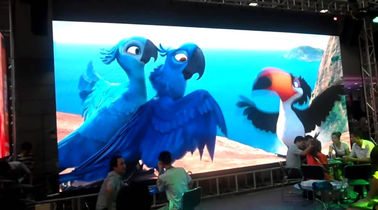 الوزن الخفيف 1R1G1B Slim SMD LED Screen 256mm*128mm الوضوح 1800 داخلي شاشة عرض LED كامل اللون