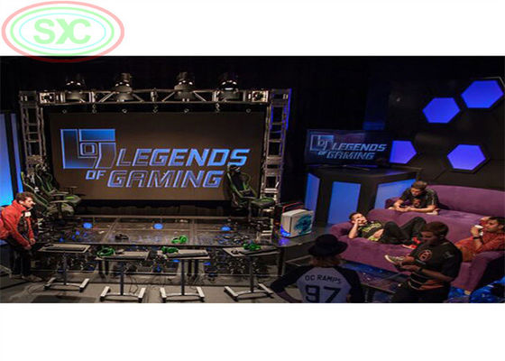 شاشة LED خفيفة الوزن وملونة بالكامل للاستخدام الداخلي لعروض المعارض سهلة التركيب والنقل مناسبة لعروض التدفق