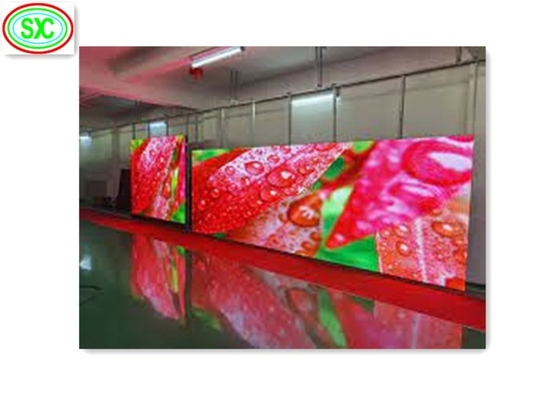 شاشة الألومنيوم ذات الوضوح العالي SMD LED 62500 نقطة / متر مربع ، تأجير شاشة تلفزيون LED داخلية