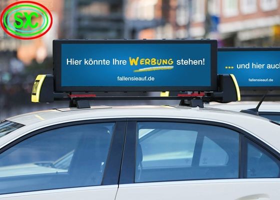 سعر جيد شاشة إشارة LED لسيارات 96 * 32 سم بحجم الطول 3 ملم وارتفاع دقة الشاشة 320 * 106 نقطة الانترنت