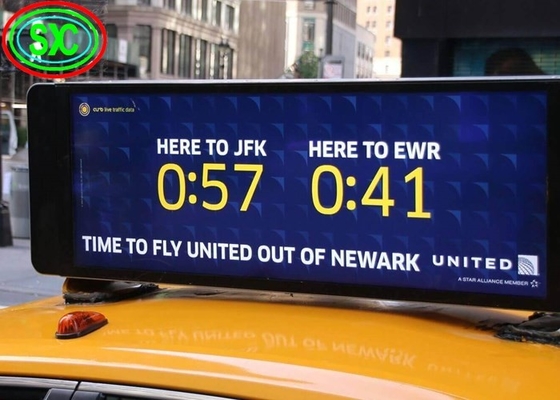 P6 SMD RGB LED Display لمحطة الحافلات / الإعلانات الداخلية LED Video Full Color Screen