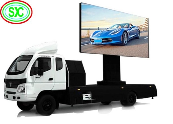 P10 شاشة LED المحمولة ذات الألوان الكاملة / شاشة فيديو LED للخارج للإعلانات