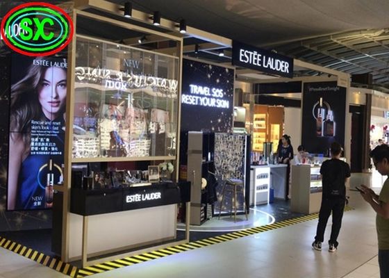 P3.91-P7.82 شاشة LED شفافة 5000cd/m2 32768 كثافة البكسل