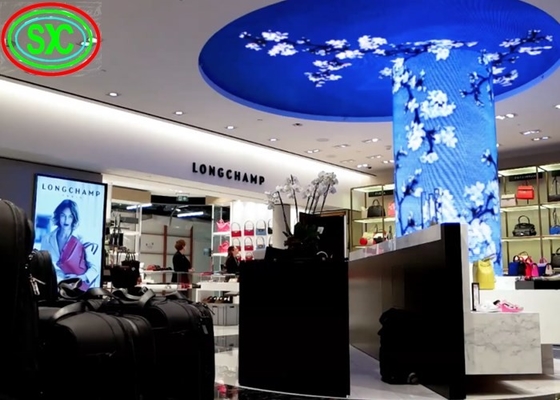 مجموعة فيلم مرنة مرنة دائمة LED شاشة الإعلانات الجدار الفيديو SMD2525 1R1G1B لوحة الإشارات