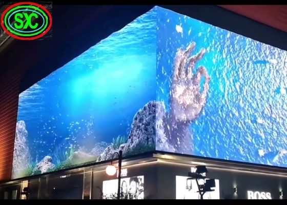 P6 الإعلانات 27777 نقطة / مربع مربع LED الخارجي الألومنيوم المسالك 576 * 576MM حجم الوحدة
