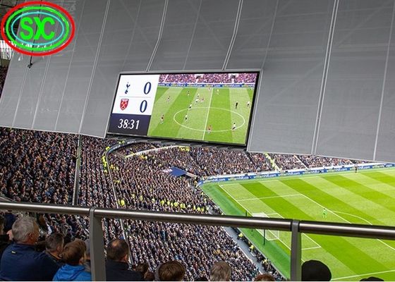 P10 SMD LED Stadium Display IP65 مقاوم للماء 5000cd/m2 الوضوح