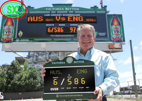 ملونة كاملة للخارج مقاومة للماء P10 RGB الملعب شاشة عرض LED ثابتة مثبتة