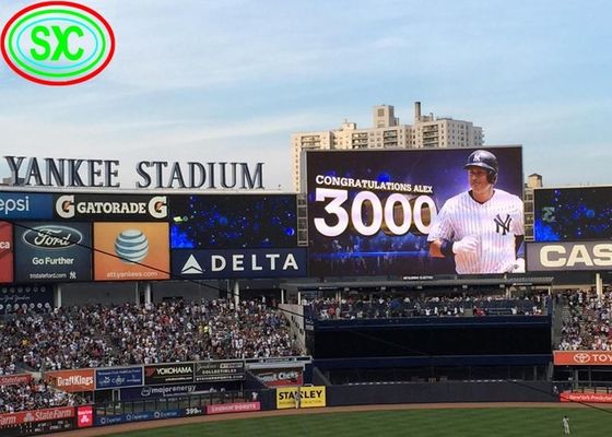 P10 SMD العرض الخارجي للملاعب LED 10mm Pitch IP65 مقاوم للماء