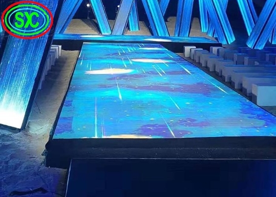 P8.9 المحمولة LED الرقمية قاعة الرقص سلس ، ماء حزب قيادة الأرضيات