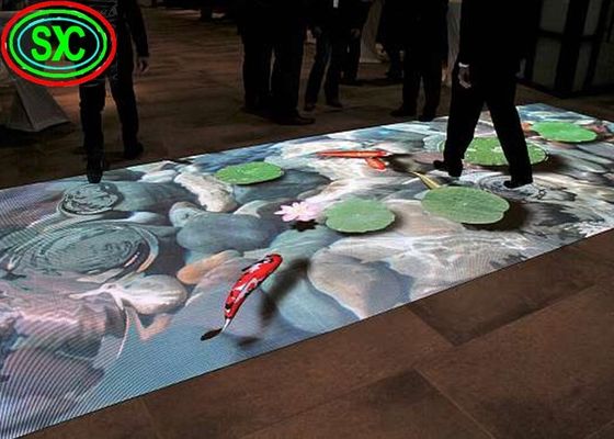 لوحة أرضية للرقص LED محمولة 4.81 مم SMD3535 جدار فيديو ملون كامل