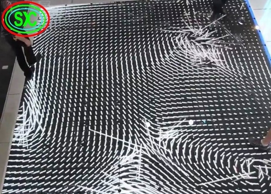محمول 3D فيديو تفاعلي LED عرض حلبة الرقص تأجير لحفل الزفاف