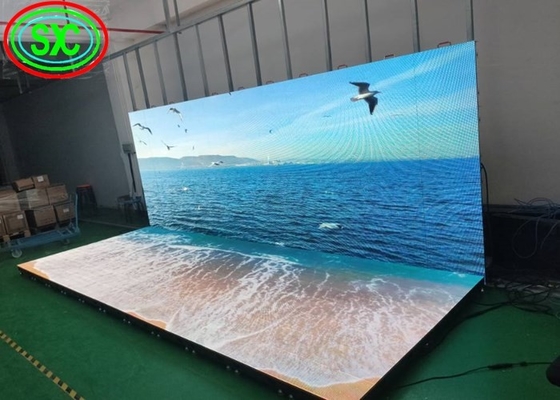 الصين SMD3535 الصوت النشط دي جي مدعوم ديسكو أرضية الرقص الدافئة الألوان البيضاء