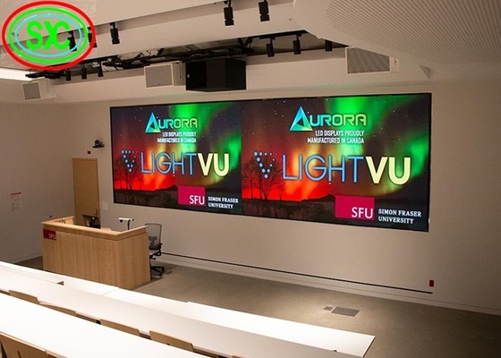 شاشة LED داخلية ملونة كاملة P1.923 SMD1515 مثبتة على الحائط فائقة الدقة