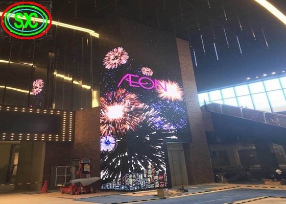 DC5V P4 داخلي كامل اللون الصمام لوحة تسجيل مع Meanwell التيار الكهربائي، قاد لوحة